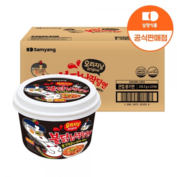 삼양식품 (주),[삼양식품] 불닭납작당면 155g x 12입