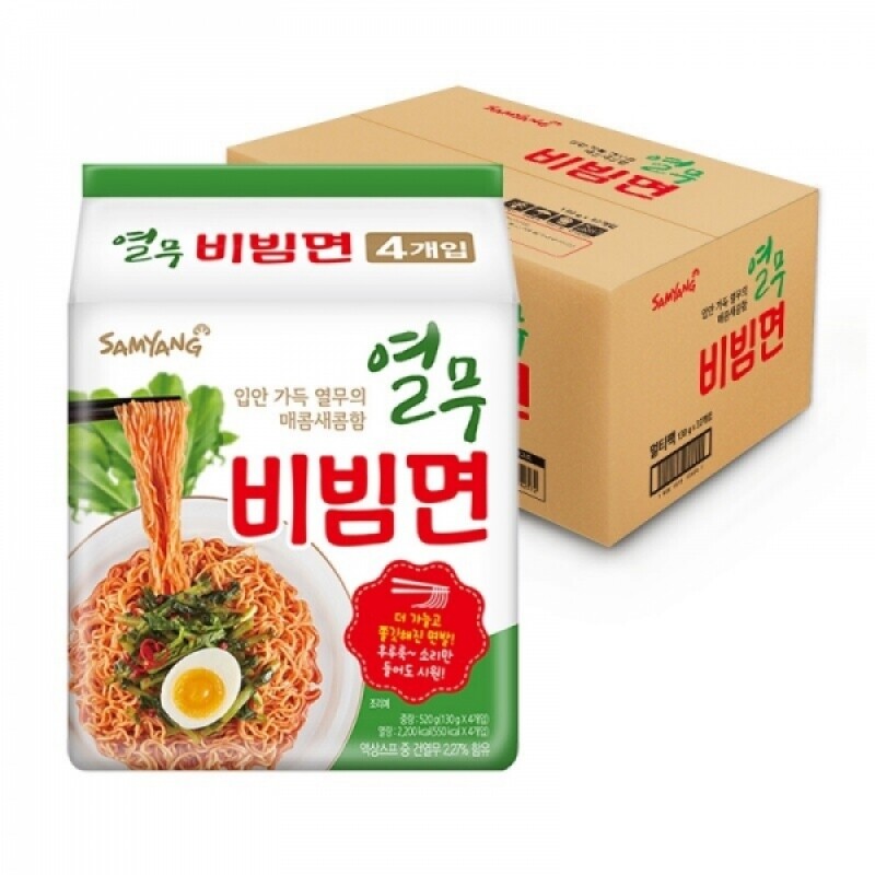 삼양식품 (주),[삼양식품] 열무비빔면 130g x 32입